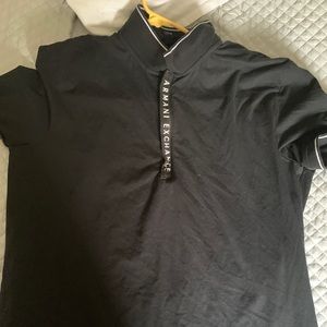 Black Collar Armani Exchange